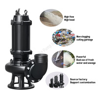 Offre Spéciale QW WQ débranché pompe à eaux usées submersible pompe à eaux usées submersible à haut rendement