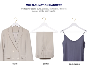 Wholesale 40cm Custom White Wooden <b>Hook</b> Suit <b>Coat</b> Hanger Lacquer Finish Living Room Applicable Clothing Hangers - Product Image 4