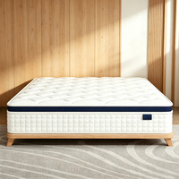 Maßgefertigte Hybrid-Latex-Gel-Memory-Foam-Taschenfederkernmatratze Komprimiert für Apartment Schlafzimmer Heim-Möbel Rollgepackt in Box