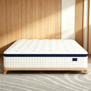 Colchón de Espuma Viscoelástica Híbrida de Látex y Gel con Muelles Ensacados, Tamaño Personalizado, Comprimido para Apartamento, Dormitorio, Muebles para el Hogar, Enrollado en Caja - Product Image 1