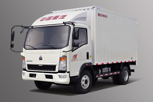 السعر المنخفض واحدة تستخدم HOWO العلامة التجارية 4X2 6TON 4TON 5TON فان BOX CARGO شاحنة - Product Image 6