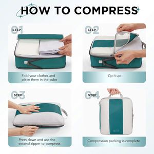 10 Sets of Compression Storage <b>Bags</b>, Travel Essentials, Compressible Expansion <b>Bags</b> for Organizing Clothes - Product Image 4