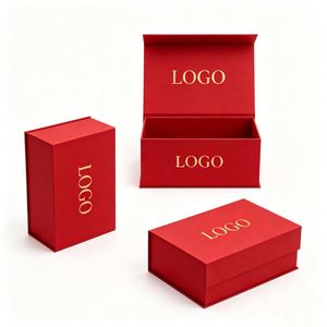 Boîte d'emballage en papier avec fermeture magnétique, logo personnalisé, boîte cadeau rigide pour vêtements, insert en mousse, carton de luxe, laminage mat, paillettes - Product Image 3