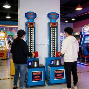 เครื่องเกมต่อยมวยแฮมเมอร์ทรงพลัง - เกมอิเล็กทรอนิกส์ในศูนย์เกมอาร์เคด - อุปกรณ์ทดสอบสมรรถภาพทางกายภาพ เครื่องออกกำลังกายเพื่อความบันเทิง - Product Image 6