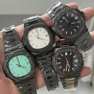 Cao cấp sang trọng của nam giới tự động cơ 22mm băng thông tay sáng thiết kế chống thấm nước thép không gỉ Xem dây đeo bằng da - Product Image 6