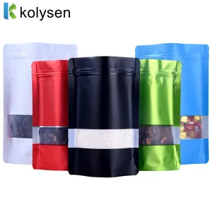 High Quality Colorful Aluminium Foil Bag Stand Up Pouches Doypack Food Pouch Mylar Bag With Zipper