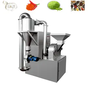 DZJX Piment Séché Industriel Double Disque Broyeur De Racine Plumes De Cacao Assaisonnement Pulvérisateur Herbes Poudre Broyeur