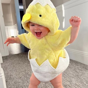 Bebé niña niño Halloween traje Animal juego <span class=keywords><strong>de</strong></span> rol <span class=keywords><strong>pollito</strong></span> amarillo Cosplay <span class=keywords><strong>pollito</strong></span> eclosión mono <span class=keywords><strong>disfraz</strong></span> chico Halloween - Product Image 3