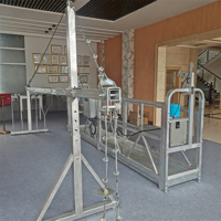Plateforme suspendue ZLP500 ZLP800 en alliage d'aluminium pour bâtiments de grande hauteur, capacité de charge 500kg-800kg, hauteur de levage 100m-200m
