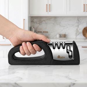Multifunctional Double Sided Stainless Steel Eco-Friendly Household Kitchen <b>Knife</b> Scissors Fast Edge Grinding Stone <b>Sharpeners</b> - Product Image 6