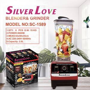 <span class=keywords><strong>Meilleur</strong></span> vendeur du marché africain, 220v 8500w, prise EU, vitesse rapide, 2L, blender à tasse unique, matériau de qualité alimentaire - Product Image 2