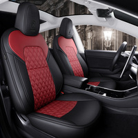 Housses de siège de voiture en cuir véritable personnalisées complètes directes d'usine pour Tesla modèle 3/modèle Y/modèle S/modèle X