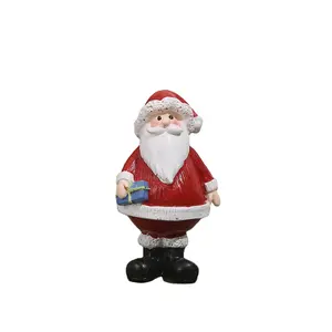 2023 baru persediaan POLYRESIN liburan MINI dekorasi Natal agama Kristen manusia SANTA Claus hadiah patung mainan
