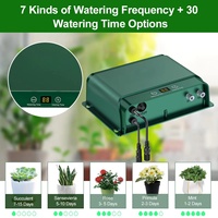 Kit d'Arrosage Solaire Automatique pour Balcon, Système d'Irrigation Goutte-à-Goutte Autonome pour Plantes d'Intérieur et Jardin avec Micro-Goutteurs
