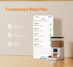 Üretim satmak görsel pencere akıllı köpek ses kaydı ile kedi maması dağıtıcı besleme kasesi 4L otomatik evcil hayvan besleyici - Product Image 6