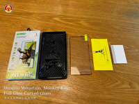 Monkey King OG – Protection d'écran en verre trempé ultra-fin 9H à colle intégrale pour Samsung HD CLEAR, accessoires pour téléphone à écran incurvé