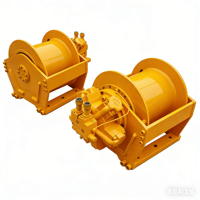 Treuil hydraulique super durable 8 tonnes, structure compacte, treuil de levage haute puissance pour chantier naval, treuil d'ancrage 1 tonne - 10 tonnes