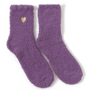 <strong>Wholesale</strong> Winter Thicken Cozy Fluffy Thermal Woman Stockings Cute Embroidery Love Heart <strong>Fuzzy</strong> Warm Women Floor <strong>Socks</strong> - Product Image 6