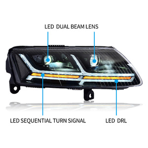 Phares de voiture Styg pour Audi 2005-2011 A6 C5 C6 Phares LED Signal dynamique Animation DRL Bi Xenon Accessoires Auto - Product Image 6