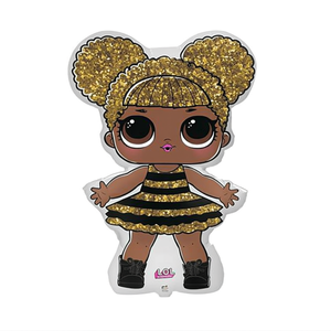 Ballon en aluminium Party Love Lol Surprise Queen Bee 85x64cm, décor de fête métallique, ballons d'anniversaire pour enfants - Product Image 2
