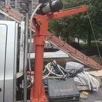 Grue électrique pour véhicule 12V/24V, grue portable pour camionnette, petit palan simple/double pliable, capacité de charge 500kg-1000kg, télécommande