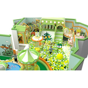 Süßigkeiten-Thema Kinderspielgeräte Spiele Weiche Indoor-Spielgeräte Großer Indoor-Spielplatz für Kinder, Vergnügungspark mit Rutschen - Product Image 2