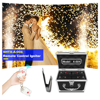 SHTX 4 PCS Dispositif de tir pyrotechnique à flamme froide pour mariage, fête, scène, fontaine froide, système de tir sans fil à distance, feux d'artifice