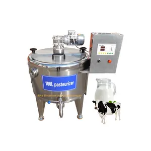 Máquina de pasteurización de líquido de huevo Máquina pasteurizada de leche fresca Pasteurizador pequeño de 100L