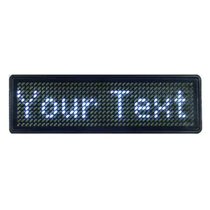 LED badge video small led screen 44*11 led name badge