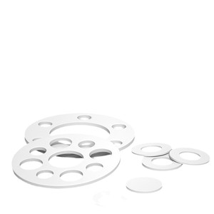White Rubber Sheet 2 3 4 5 6 8 10mm Acid Alkali Resistant Wear Resistant Shock Absorbing Anti Slip Custom Cutting - Product Image 1