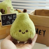 Boneka Gantung Bentuk Buah Pir Lucu, Mainan Dekorasi Tas, 6x5x8cm, Unisex, Merek LinKong