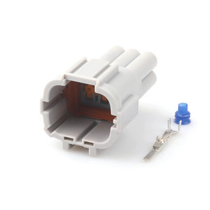 Conector Impermeable de 6 Pines para Nissan Teana, Enchufe de Faro Delantero de Plástico Blanco IP20, Terminal Macho y Hembra - Product Image 1