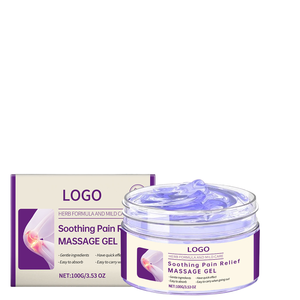 Gel de massage apaisant anti-âge aux ingrédients à base de plantes, améliore la santé de la peau et le bien-être corporel - Product Image 1