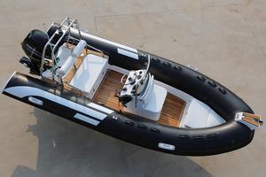 15.8 pieds RIB480 PVC <span class=keywords><strong>semi</strong></span>-<span class=keywords><strong>rigide</strong></span> gonflable Sport Yacht <span class=keywords><strong>bateau</strong></span> de pêche en fibre de verre à grande vitesse avec moteur à la dérive - Product Image 4
