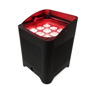 Faro LED 9x18w RGBWAUV 6in1 con Controllo WiFi e App, Batteria Integrata, per Matrimoni, Cerimonie Religiose, ecc. - Product Image 3