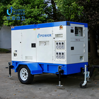 Groupe électrogène diesel silencieux sur remorque U+POWER AC triphasé 200kVA 300kVA 400kVA, refroidissement par eau, options ATS, CE ISO