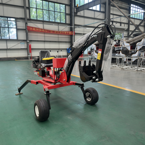 Trung Quốc Đường sắt giá rẻ nhỏ Orchard bánh máy xúc Spider towable backhoe Máy xúc mini máy xúc để bán với trồng - Product Image 6