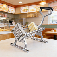 YYHB Elektrische Frietjes Snijder Motor 6x9x13mm Roosterbladen 10kg/u Capaciteit Huishoudelijk Gebruik Fastfood Uniforme Snijden 1-Jaar Garantie