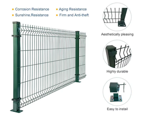 لوحة سياج ثلاثية الأبعاد مطلية بالمسحوق عالية القوة، حاجز حماية للمناطق السكنية والحدائق والملاعب والطرق والجسور - Product Image 3