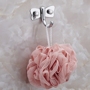 Hf Phong Cách Mới Bướm Hình Dạng Treo Tường Kẽm Hợp Kim Thép Không Gỉ Phòng Tắm Áo Duy Nhất Móc Khăn Móc Áo Móc - Product Image 4