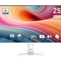Venta al por Mayor del Monitor para Juegos PRO MP251W E2 White EyesErgo de 24.5 Pulgadas, 120Hz, FHD, 16:9, Panel IPS, 1ms GTG, Antireflejo, Compatible con HDR, 99% de Color