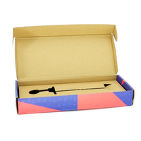 Caja de Envío Plegable Reciclable para Comercio Minorista, Embalaje de Papel, Impresión de Logotipo Personalizado Duradero