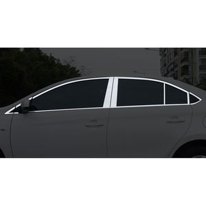 Decoración de adornos de ventana de coche de acero inoxidable para <span class=keywords><strong>Toyota</strong></span> VIOS <span class=keywords><strong>Yaris</strong></span> <span class=keywords><strong>2013</strong></span> 2014 2015 2016 2017 2018 2019 accesorios Kit de estilo automático - Product Image 6