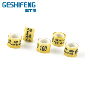 Livraison Gratuite Benzing Bande Fantaisie Belg Inde Gps De Course Pigeon Anneaux 8mm Nom - Product Image 3