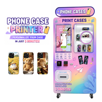 Máquina Expendedora de Fundas para Teléfonos Móviles con Pantalla Táctil, Máquina Expendedora de Fundas Personalizadas con Imagen para Lavanderías y Centros de Baño