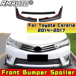 Para Toyota Corolla 2014-2017: Accesorios para Coche, Labio Divisor de Parachoques Delantero, Difusor, Spoiler, Protector de Parachoques, Pieza de Modificación - Product Image 2