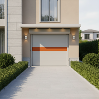 Porte industrielle à enroulement en aluminium électrique pour garage, villa, usage industriel, sécurité