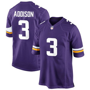Maillot de football américain violet Minnesota 2026 personnalisé, chemises brodées, uniformes de jeunes brodés, vêtements de sport avec logos - Product Image 2