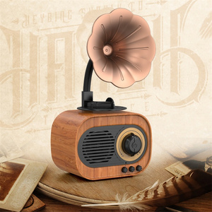 Nhà máy cổ điển loa không dây màu xanh răng Loud Stereo âm thanh có thể sạc lại Retro loa với TF FM U đĩa - Product Image 5