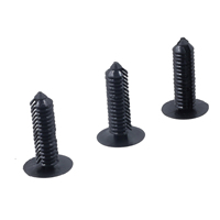 Clips de fixation en plastique PP noir de 32 .. 5mm de long X 8.7mm de diamètre